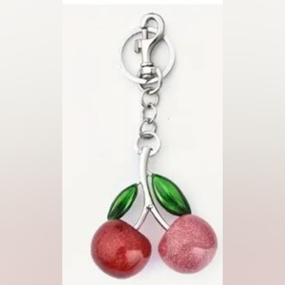 CHERRY KEYCHAIN BAG CHARMS π - Picture 14 of 15